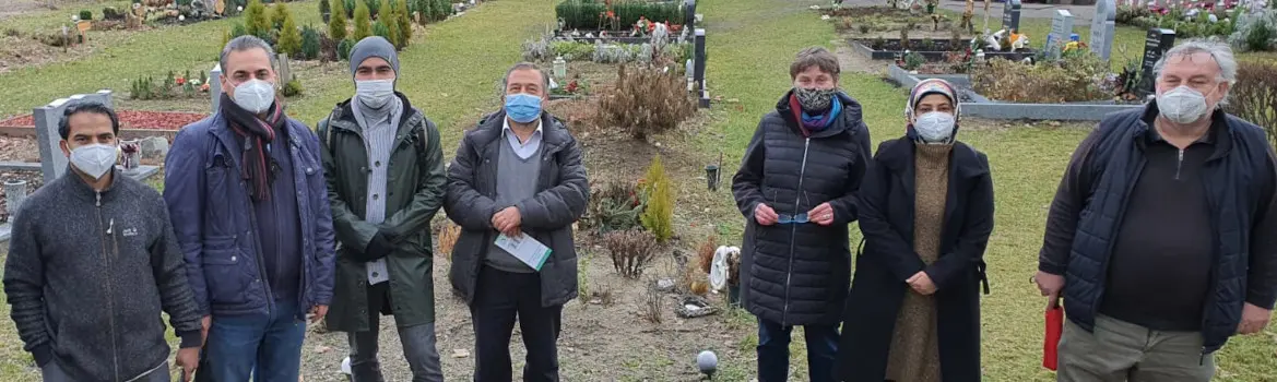 Friedhof Lilienthalstraße im Februar 2021