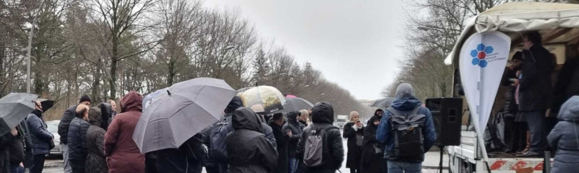 Kundgebung Muslimische Friedhöfe